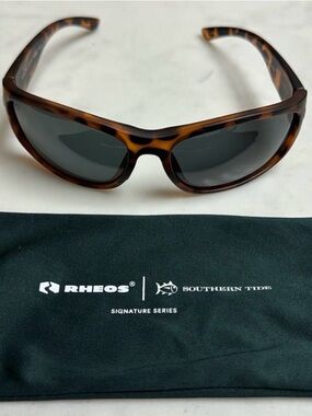 Southern Tide Signature Series tortoiseshell Swim Sunglasses with Dark Lenses